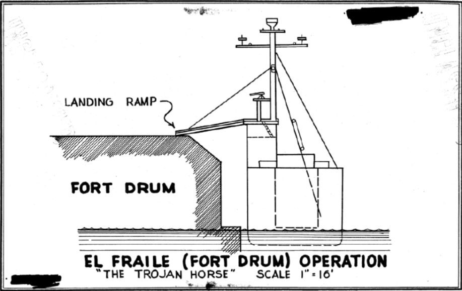 Fort Drum 1945 from CDSG & NARA Heritage Bn.